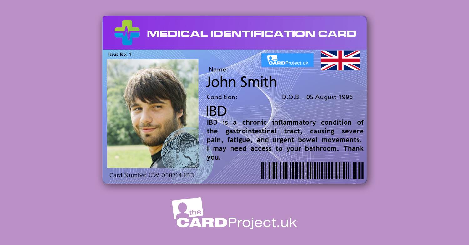 Premium IBD Medical ID Card (FRONT)